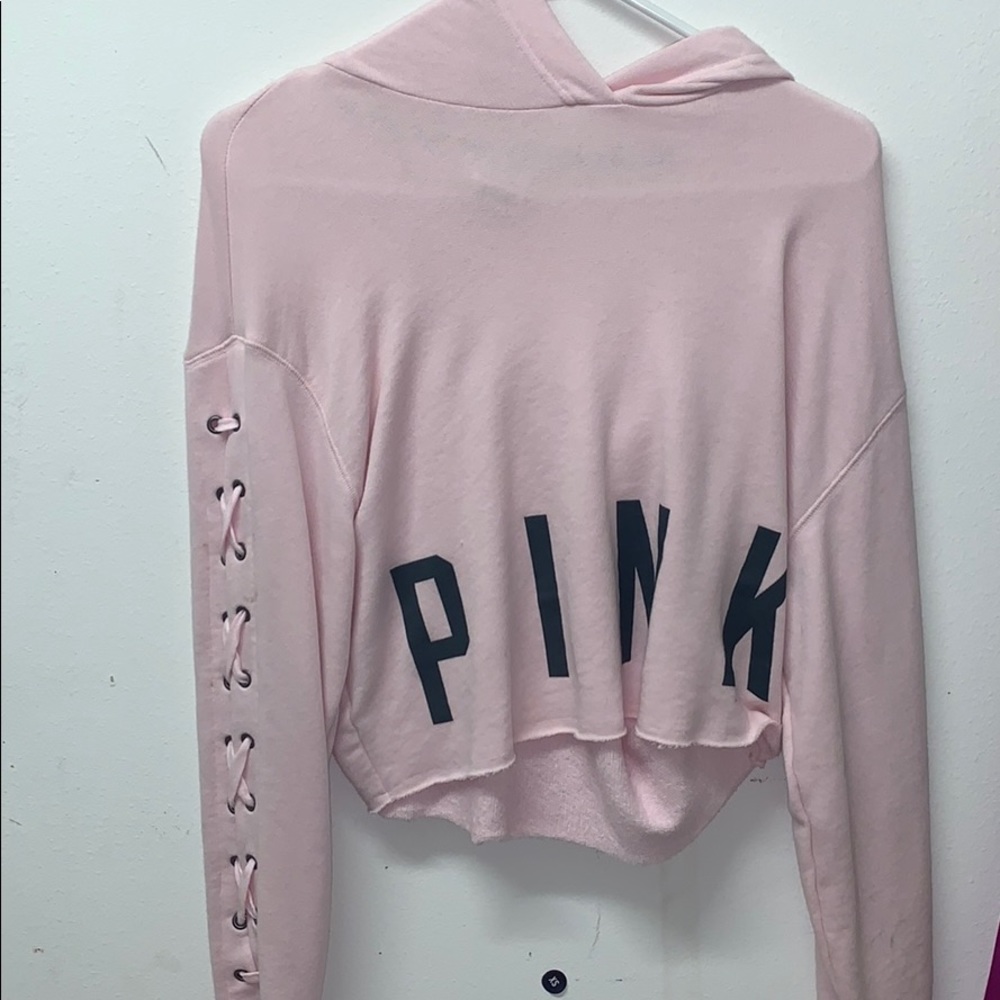 PINK Cropped Sweater/Hoodie